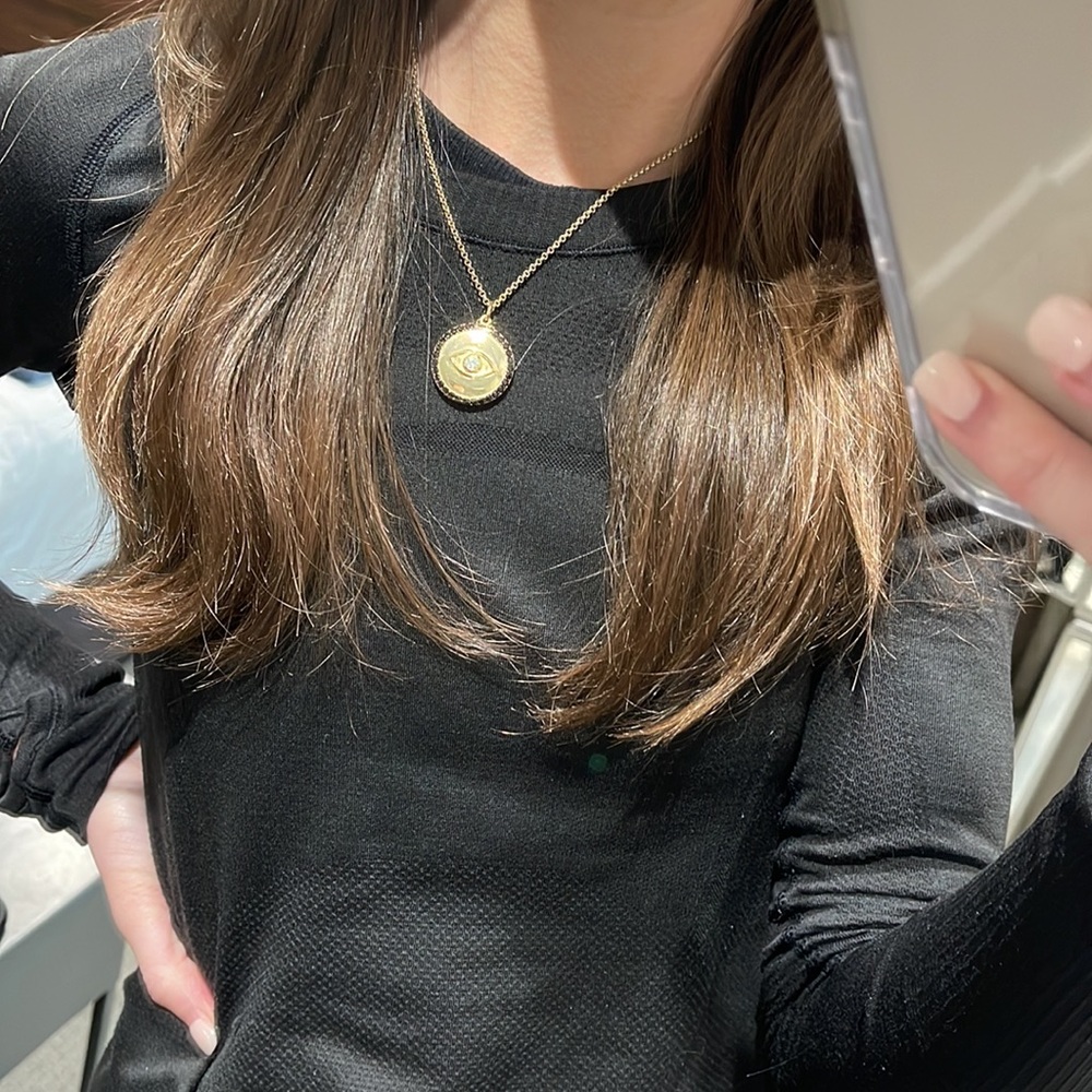 Gold Evil Eye Necklace